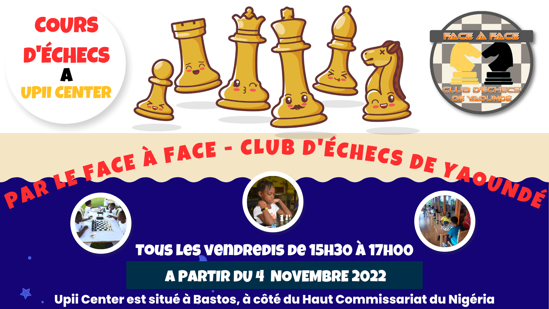 Le jeu d’échecs à Upii Center